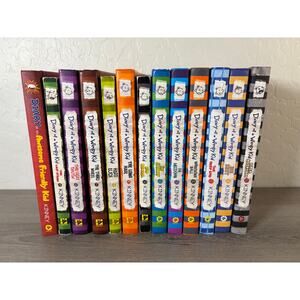 Diary of a Wimpy Kid Lot of 13 Books by Jeff Kinney- 11 Hardbacks- EUC